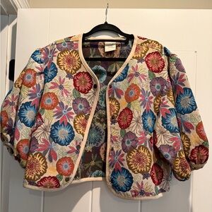 Floral Patterned Women's Jacket